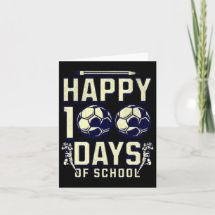 Cartão 100 Dias De Professora Do 100º Dia De Futebol Para