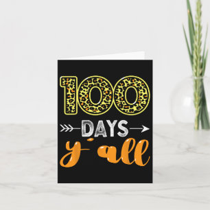 Cartão 100 Dias De Professora Ou Estudante 100.º Dia De S