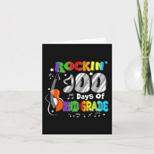 Cartão 100 Dias De segundo Grau 100 Dia De Garotos Escola
