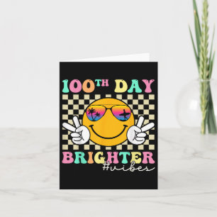 Cartão 100 Dias Mais Brilhante Sorriso Face 100º Dia da E