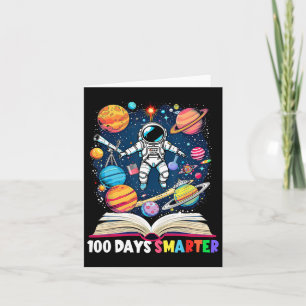 Cartão 100 Dias Mais Inteligentes 100 Dias De Astronauta 
