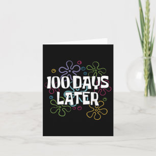 Cartão 100 Dias Mais Tarde Camisa 100 Dias De Professora