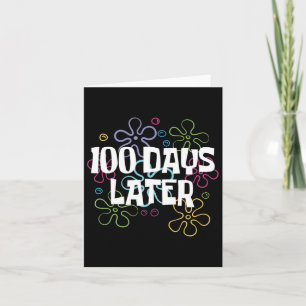 Cartão 100 Dias Mais Tarde Camisa 100 Dias De Professora
