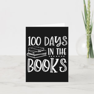 Cartão 100 Dias Nos Livros - Leitura Do Livro Em 100º D