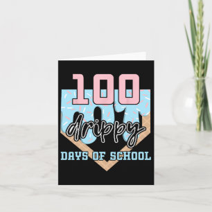 Cartão 100 Dias Úteis De Venda De Sorvete Escolar 100 Dia