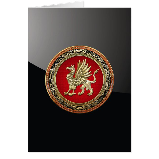 Cartão [100] Griffin Dourado sagrado (Frente)