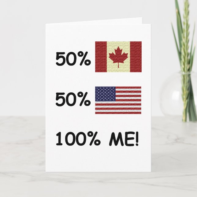Cartão 100% MIM canadense/americano (Frente)
