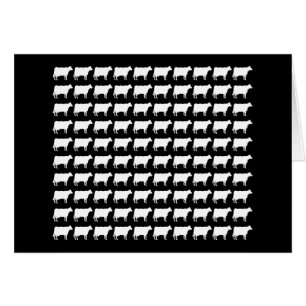 Cartão 100 vacas - brancas