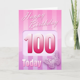 Cartão 100th Excelente-Tia feliz Mamã da avó do