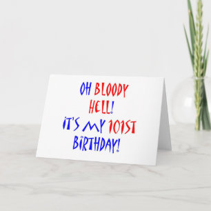 Cartão 101 Bloody Hell