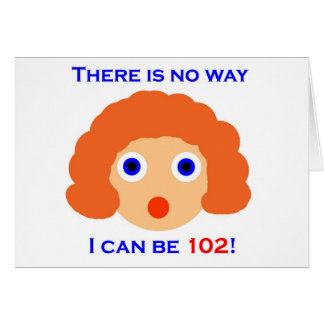Cartão 102 não há nenhuma maneira