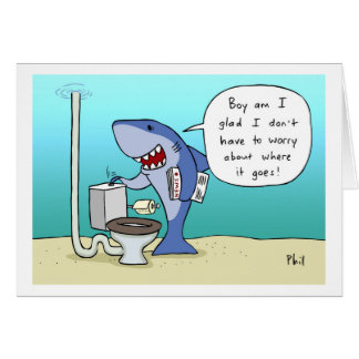 Cartão 104 dos desenhos animados de Shaaark