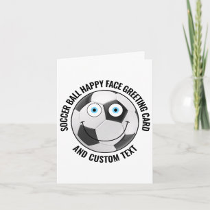 Cartão 10 x Personalizado Futebol BLUE EYES Face Feliz Sa