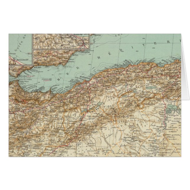 Cartão 112 Marrocos, Argélia, Tunísia (Frente Horizontal)