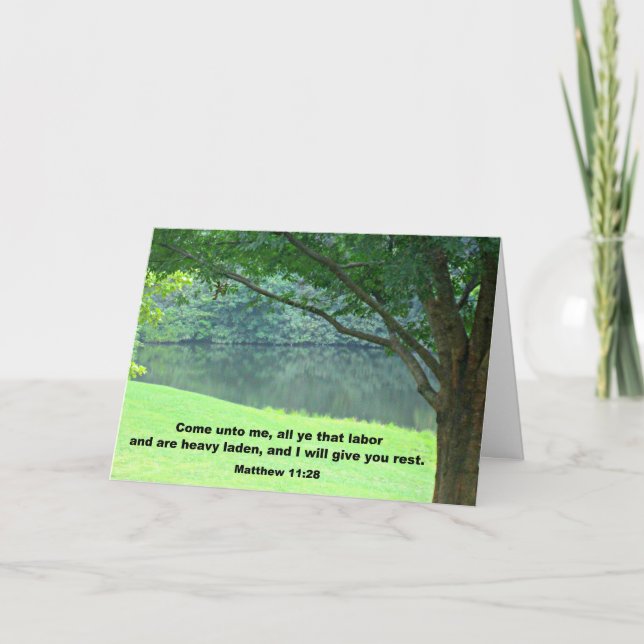 Cartão 11:28 de Matthew (Frente)