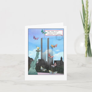 Cartão 11/9 - O World Trade Center durante o dia