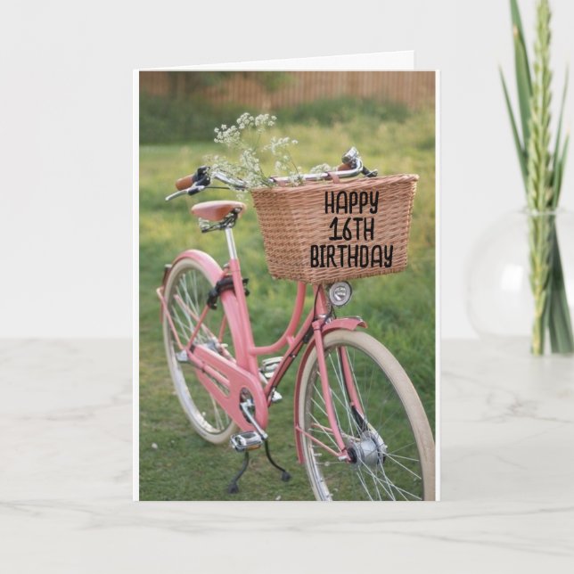 CARTÃO *16º ANIVERSÁRIO* AGORA VOCÊ PODE DIRIGIR UM CARRO (Frente)