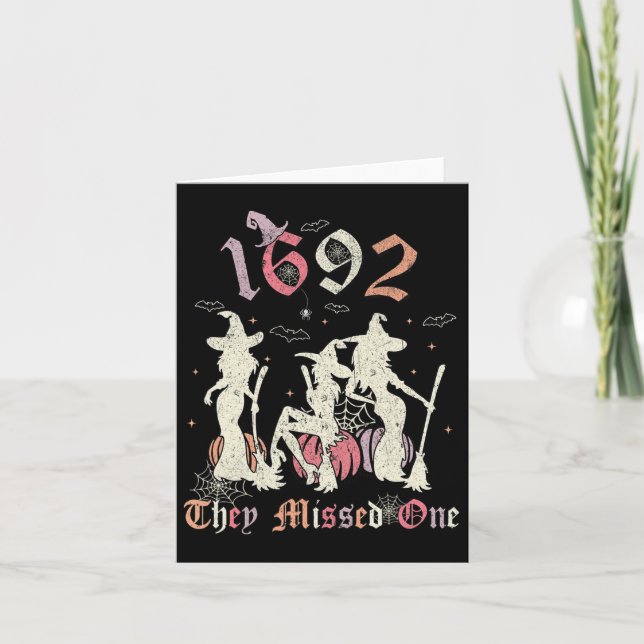 Cartão 1692 Eles Perderam Um Salem Você Perdeu Um Dia das (Frente)