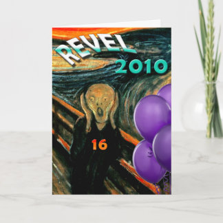 Cartão 16.º aniversário engraçado
