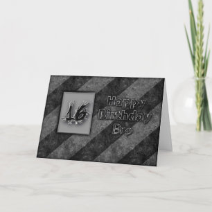 CARTÃO 16.º ANIVERSÁRIO - GRUNGE