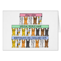 16 de janeiro - Gatos de Cartoon