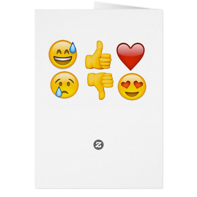 Cartão 16 Emoji (Verso)