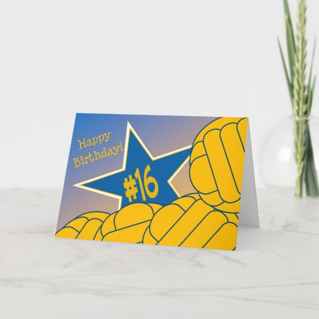 Cartão 16o aniversário feliz a minha estrela favorita do (Frente)