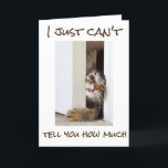 Cartão ***16th*** HUMOR DE ANIVERSÁRIO=CAT FICANDO CHEIO<br><div class="desc">ENVIE HOJE!!!!! ESTE CARTÃO É MUITO ENGRAÇADO,  NÃO ACHA?? ADORO FAZER CARTÕES E A MINHA www.zazzle.com/OverWhatHill loja tem sido FAVORITA MINHA junto com todos os "9" porque eu amo CARTÕES DIFERENTES,  ENTÃO VOCÊ OBTÉM O QUE VOCÊ "PRECISA" E O QUE VOCÊ "QUER"</div>