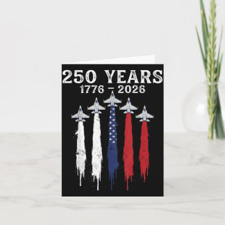 Cartão 1776-2026 250º Aniversário EUA 250 Anos de Anivers