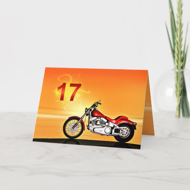 Cartão 17.º aniversário (Frente)