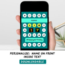 17.º hashtag computador dia aniversário nome