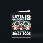 Cartão 18 anos Bday Son Boy Gamer 18 anos<br><div class="desc">18 anos Bday Son Boy Gamer 18 anos Aniversário</div>