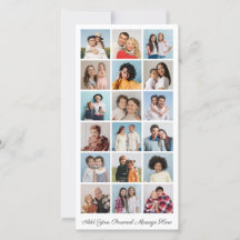 18 Colagem de Fotos Adicionar Sua Própria Saudação