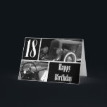 Cartão 18o aniversário feliz<br><div class="desc">A peça do "dos carros do aniversário MOS" carda a série. Um cartão perfeito para o amante feito sob encomenda do carro. (A idade pode ser personalizada ao terno. Obtenha por favor no contato para detalhes)</div>