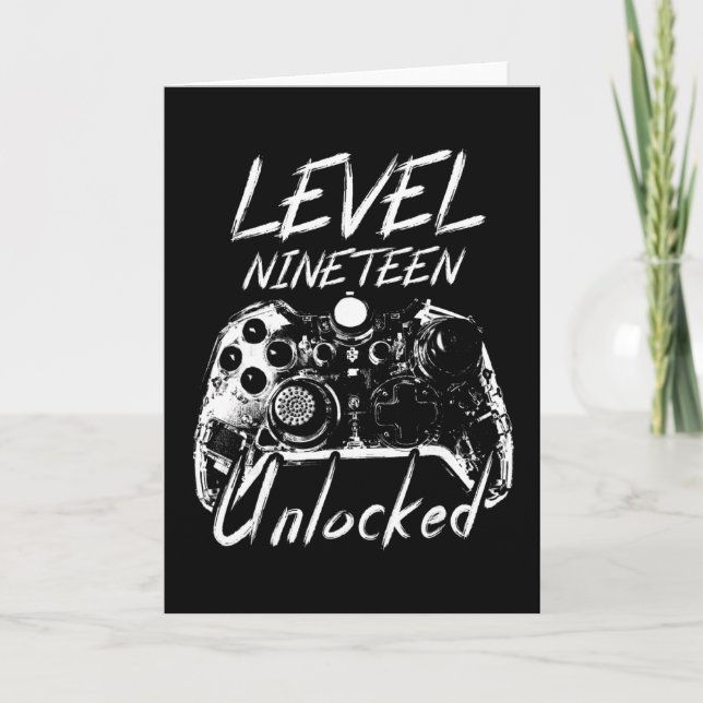 Cartão 19º aniversário Presente de 19 anos Presente 19º a (Frente)