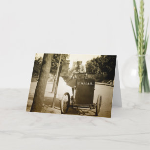 Cartão 1900s Mail Man