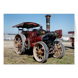 Cartão 1920 Burrell 6nhp Road Locomotive and Crane Engine
