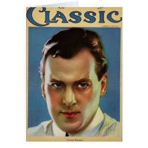 Cartão 1923 do compartimento do filme do vintage
