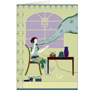 CARTÃO "1927TELEPHONING"