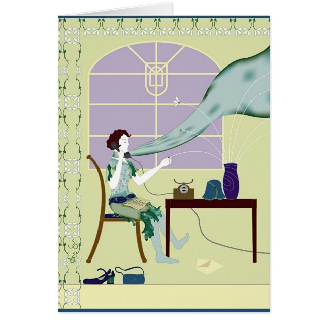 CARTÃO "1927TELEPHONING" (Frente)