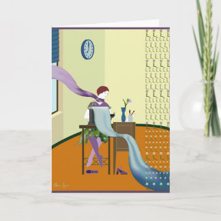 cartão "1927TYPEWRITING"