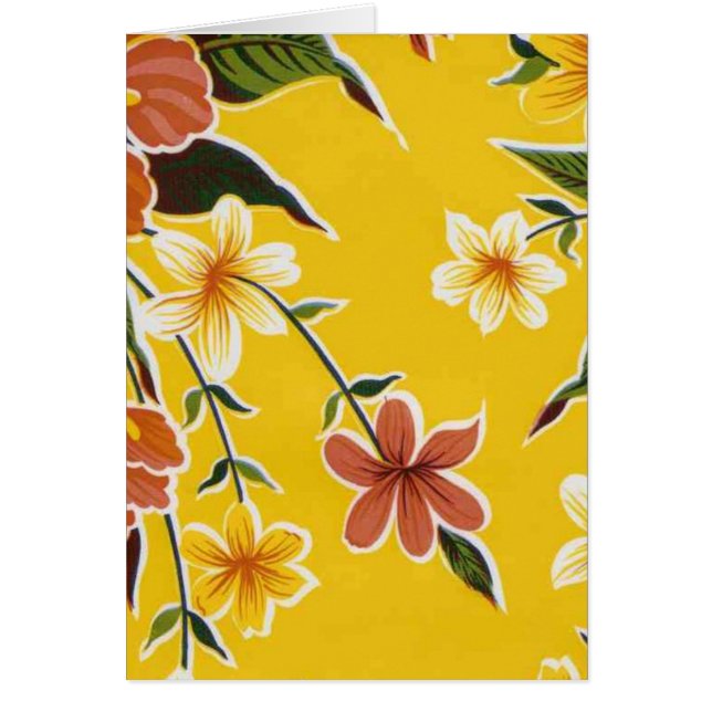 CARTÃO 1940 DE OILCLOTH DO VINTAGE 2 (Frente)