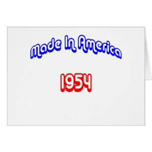 Cartão 1954 fez em América