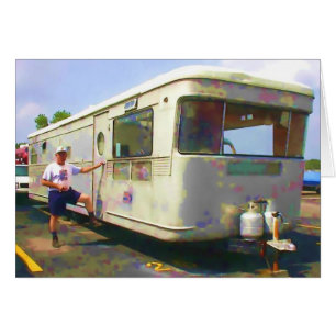 Cartão 1955 reboques espartanos