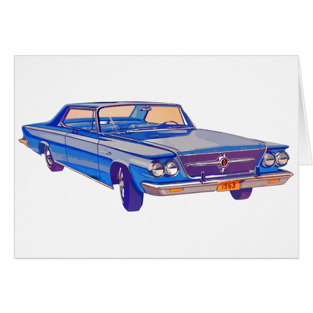 Cartão 1963 Chrysler Saratoga (Frente Horizontal)