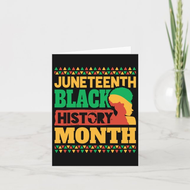 Cartão 19.º Mês da História Negra (Frente)