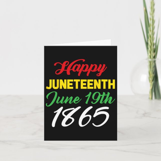 Cartão 19 de junho de 1865 (Frente)