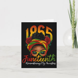 Cartão 19 Lembrando Meus Ancestrais Mulheres Negras Ju