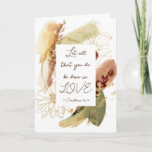 1 Corinthians 16:14 Deixe que tudo o que você faz