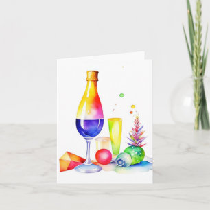 Cartão 1 de janeiro Dia de Ano Novo B